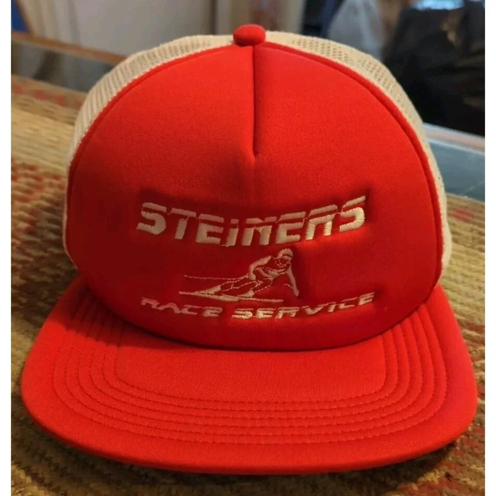 Advertising Steiner's Race Service Skiing Snapback HAT CAP Very RARE!!